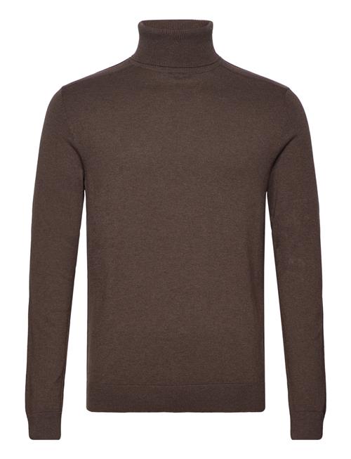 Selected Homme Slhberg Roll Neck Noos Selected Homme Brown