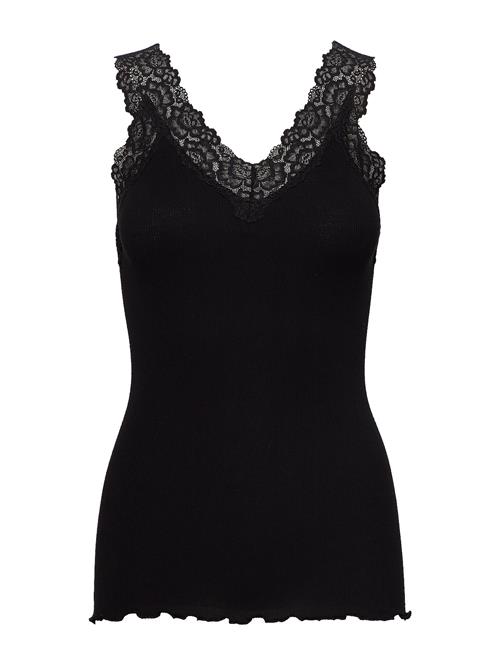 Organic Top W/ Lace Rosemunde Black