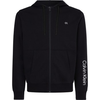 Calvin Klein Sport Essentials Zip Hoody Sort bomuld Medium Herre