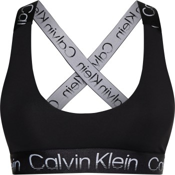 Calvin Klein Bh Sport Active Icon Medium Support Bra Sort Large Dame