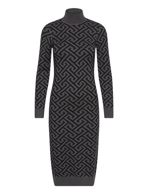 Vmaria Ls High-Neck Calf Dress Rep Vero Moda Black