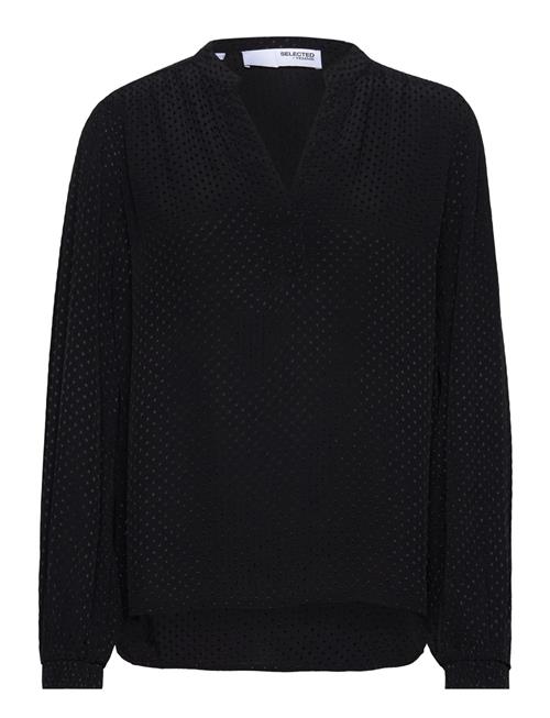 Selected Femme Slffraya Ls Top B Selected Femme Black