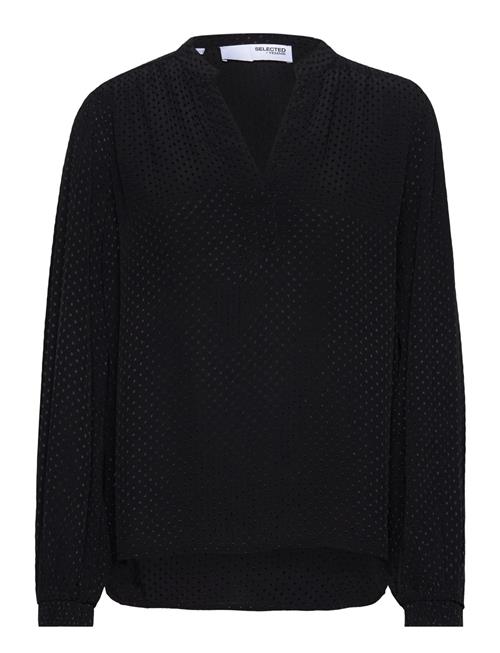 Se Slffraya Ls Top B Selected Black ved Booztlet