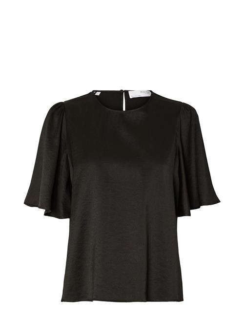 Selected Femme Slfreya 2/4 Top B Selected Femme Black