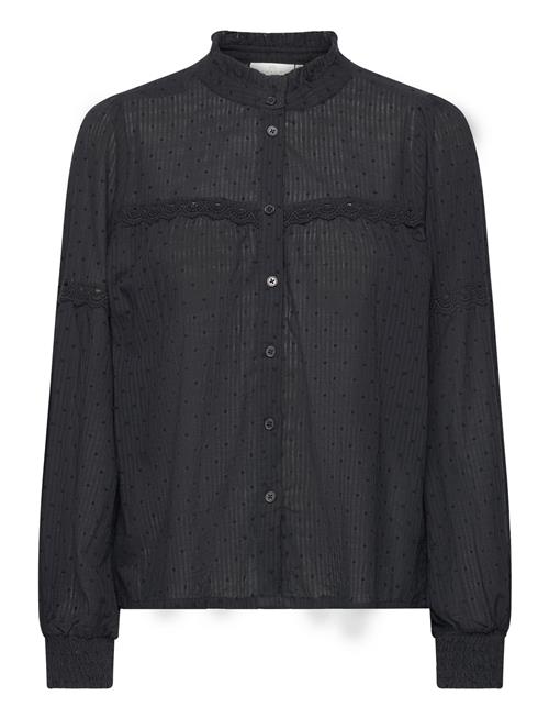 Se Kaffe Kasille Shirt Blouse Kaffe Black ved Booztlet