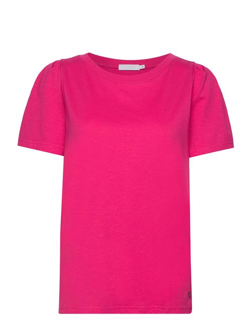 Se Coster Copenhagen T-Shirt With Pleats Coster Copenhagen Pink ved Booztlet