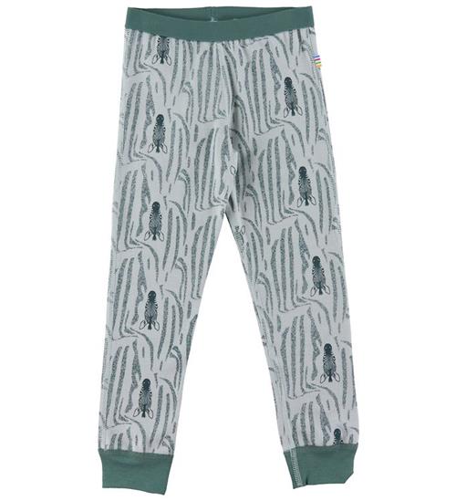 Se Joha Joha Leggings - Uld/Bomuld - GrÃ¸n Aop ved KidsWorld