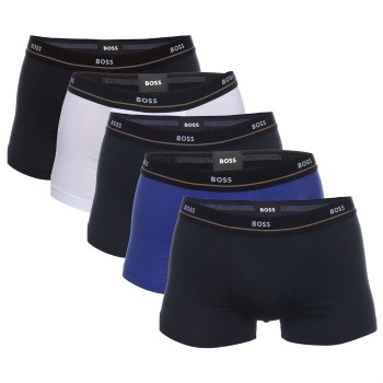 BOSS 5P Jersey Quality Cotton Mix Solid Cotton Trunks Flerfarvet bomuld Small Herre