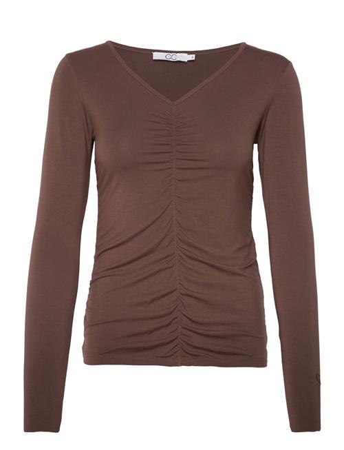 Coster Copenhagen Cc Heart Sofia Gathered Front Blous Coster Copenhagen Brown