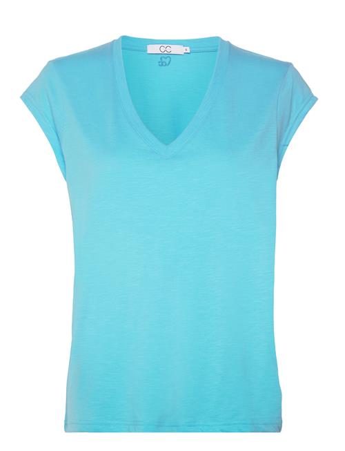 Cc Heart Basic V-Neck T-Shirt Coster Copenhagen Blue