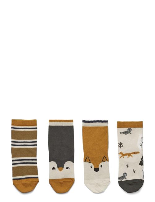 Liewood Silas Cotton Socks - 4 Pack Liewood Patterned