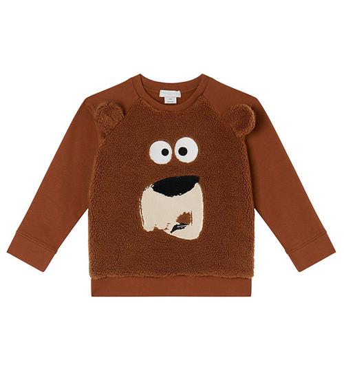 Se Stella McCartney Kids Stella McCartney Kids Sweatshirt - Brun m. BjÃ¸rn/Fleece ved KidsWorld