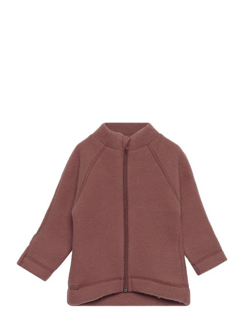 Se mikk-line Wool Baby Jacket Mikk-line Purple ved Booztlet