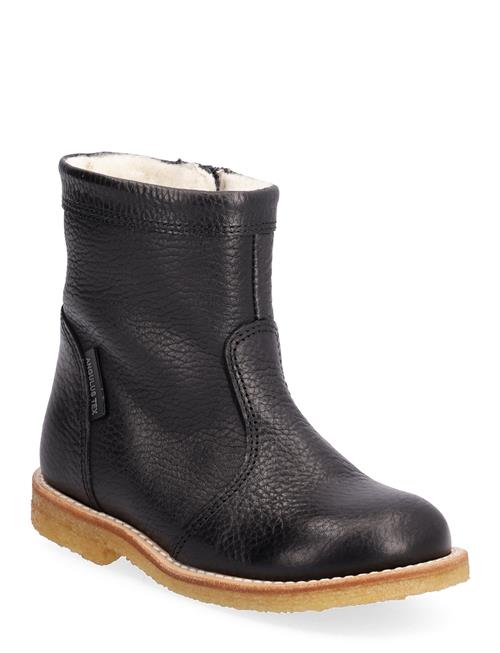 Se ANGULUS Boots - Flat - With Zipper ANGULUS Black ved Booztlet