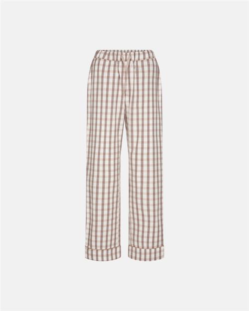 Pyjamasbukser | 100 økologisk bomuld | Rosa ternet