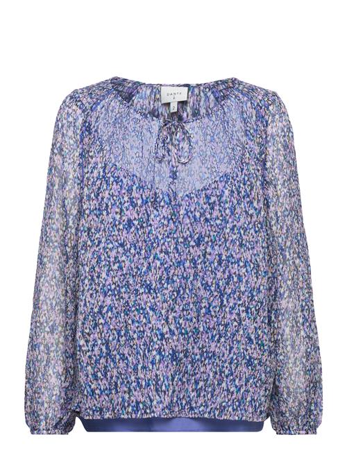 D6Mannet Bohemian Print Top Dante6 Blue