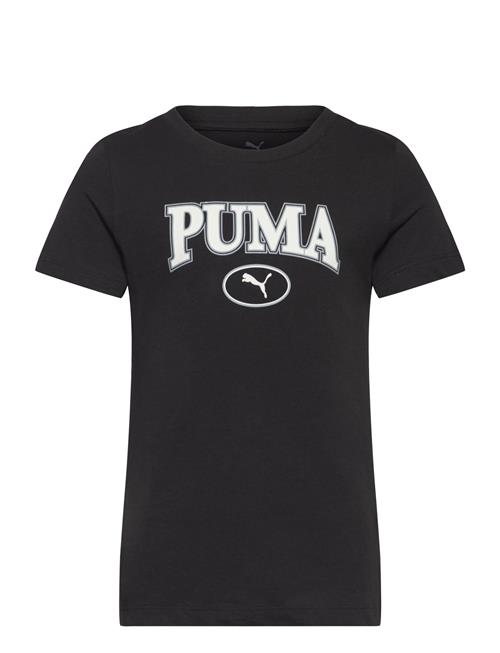 Se PUMA Puma Squad Graphic Tee G PUMA Black ved Booztlet