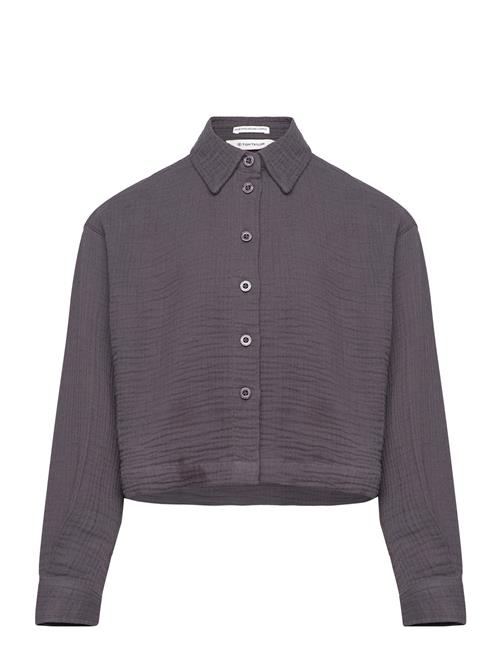 Muslin Blouse Tom Tailor Grey