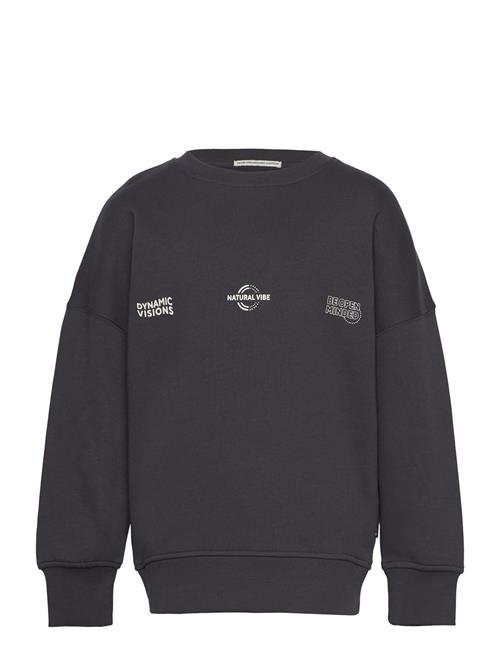 Se Tom Tailor Printed Sweatshirt Tom Tailor Navy ved Booztlet