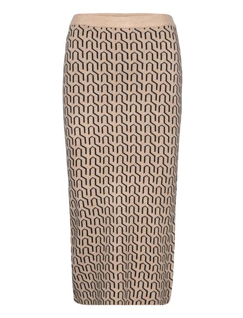 Vero Moda Vmgoldneedle Art 7/8 Pencil Skirt Vero Moda Beige