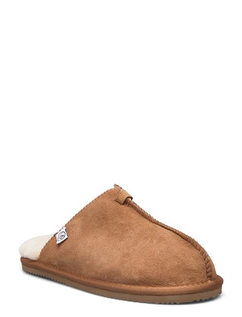 Se Rosemunde Shearling Slippers Rosemunde Brown ved Booztlet