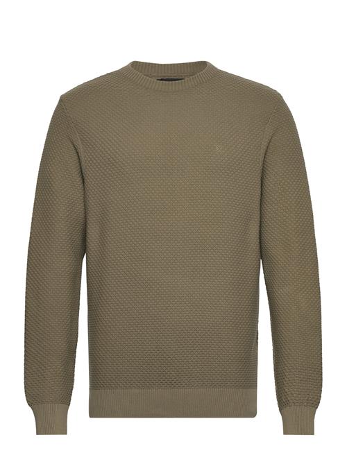 Se Clean Cut Copenhagen Oliver Recycled O-Neck Knit Clean Cut Copenhagen Khaki ved Booztlet