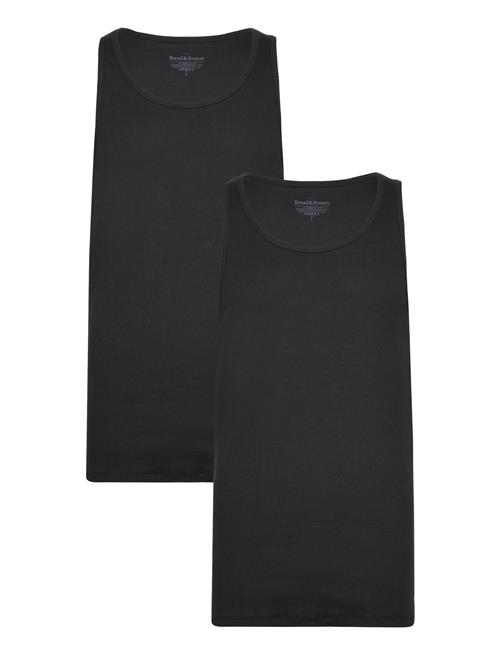 Bread & Boxers 2-Pack Tank Ribbed Bread & Boxers Black