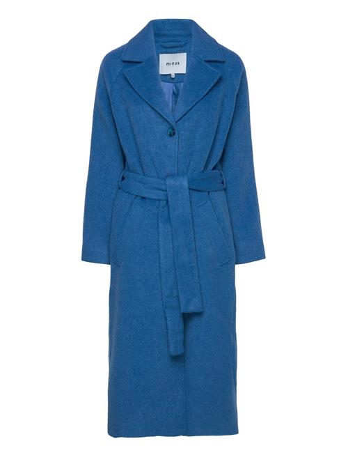 Minus Msgloria Wool Belted Coat Minus Blue