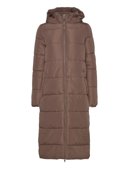 ONLY Onlanna X Long Hood Puffer Coat Cs Otw ONLY Brown