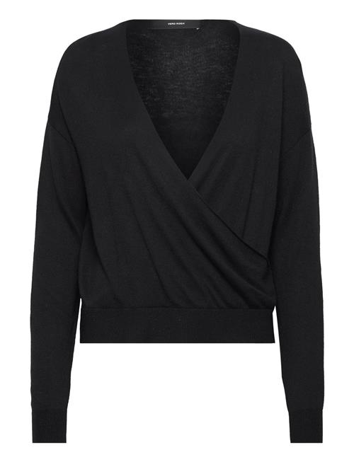 Vero Moda Vmsilky Ls Wrap Pullover Boo Vero Moda Black