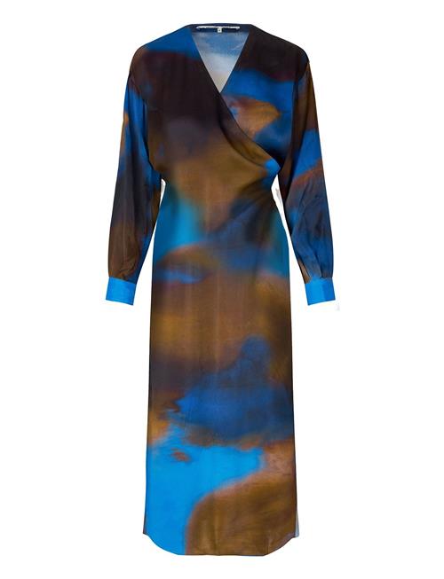 Haylen Wrap Dress Second Female Brown