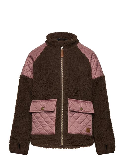 Teddy Jacket Recycled Mikk-line Brown