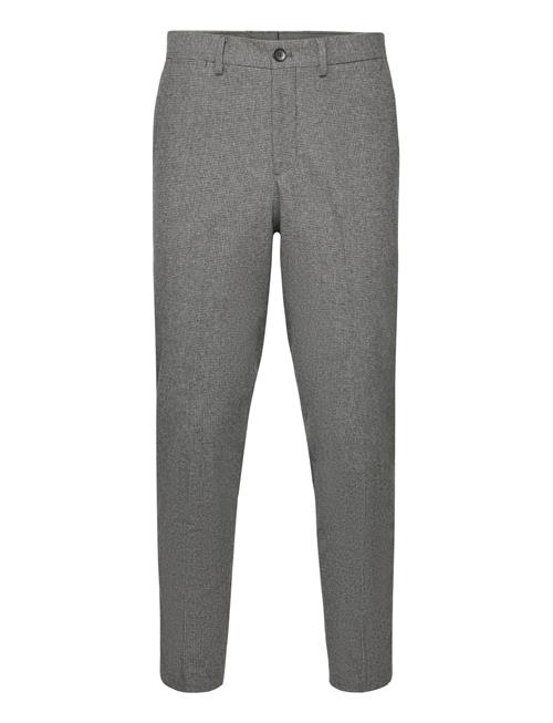 Slhslimtapedan Flannel Trouser O Selected Grey