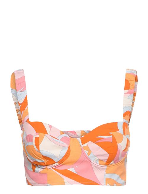 Mango Printed Crop Top Mango Patterned