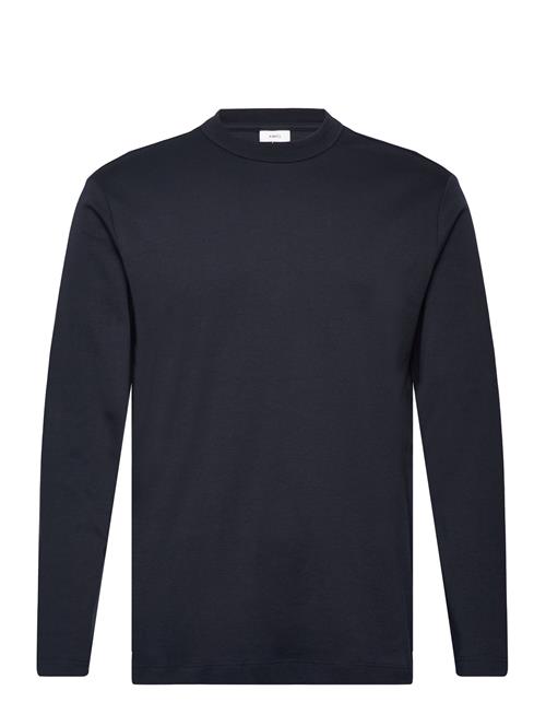 Mango 100 Cotton Long-Sleeved T-Shirt Mango Navy