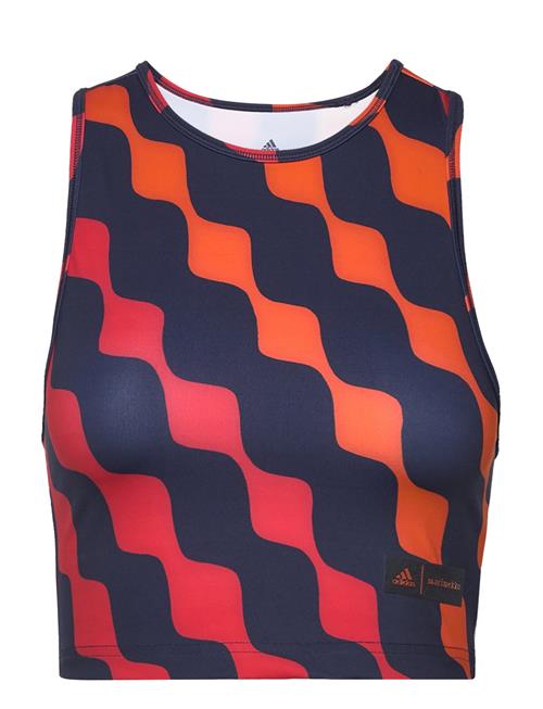 Se adidas Performance Adidas X Marimekko Train Icons Print Tank Top Adidas Performance Patterned ved Booztlet