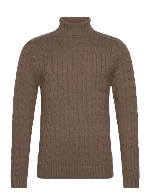 Selected Homme Slhryan Structure Roll Neck Selected Homme Brown