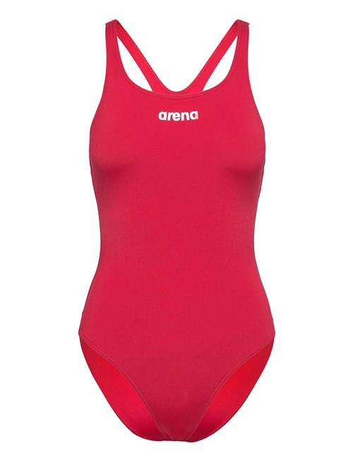 Arena Women's Team Swimsuit Swim Pro Solid Arena Red