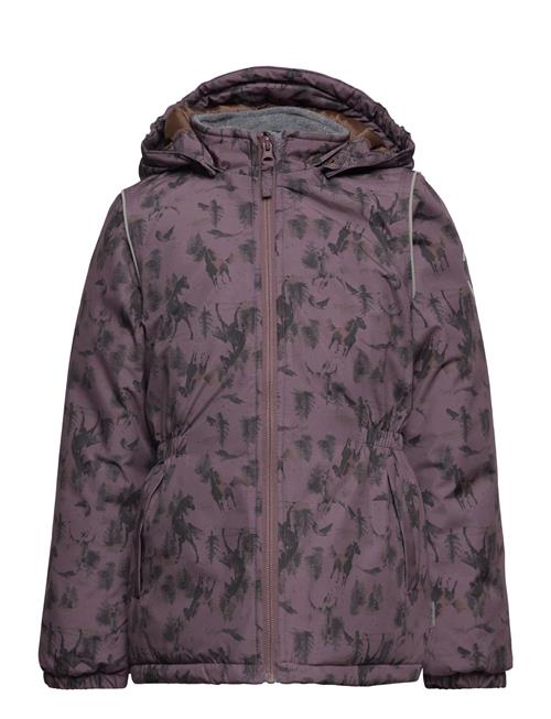 Se mikk-line Winter Jacket Aop Mikk-line Purple ved Booztlet