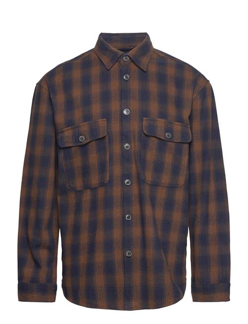 Selected Homme Slhloosemason-Flannel Overshirt Noos Selected Homme Brown