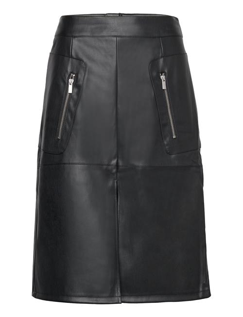 Vila Vipen Hw Coated Skirt Vila Black