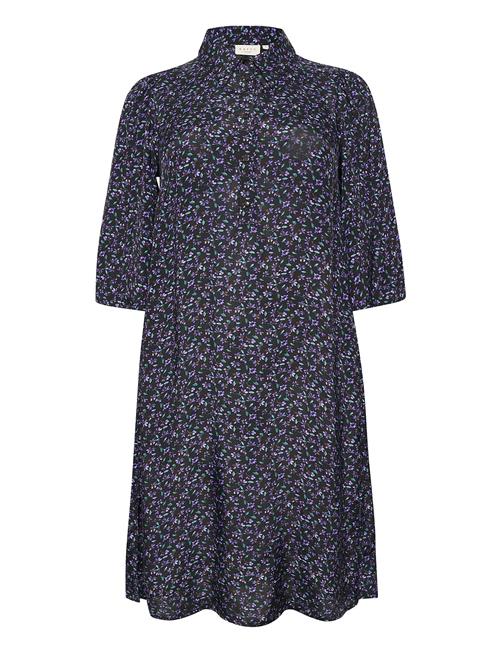 Kaffe Curve Kcpolla Dress Kaffe Curve Blue