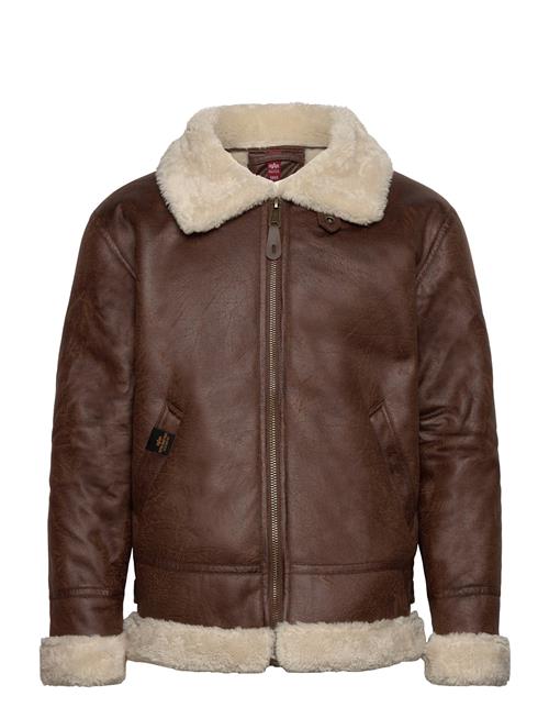 B-3 Faux Leather Alpha Industries Brown