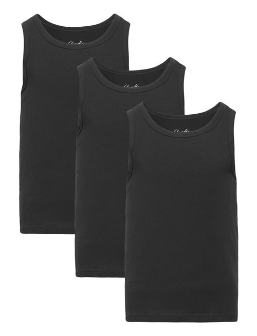 Claudio Boys 3-Pack Singlet Claudio Black