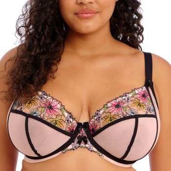 Elomi Bh Carrie Underwire Plunge Bra Sort/Rosa H 85 Dame