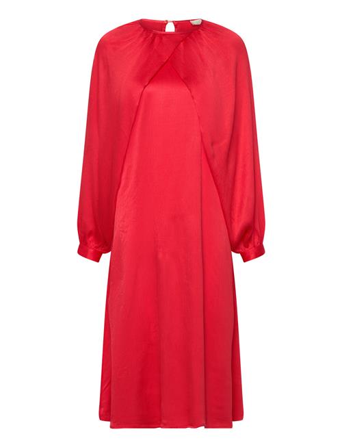 Slmela Dress Soaked In Luxury Red