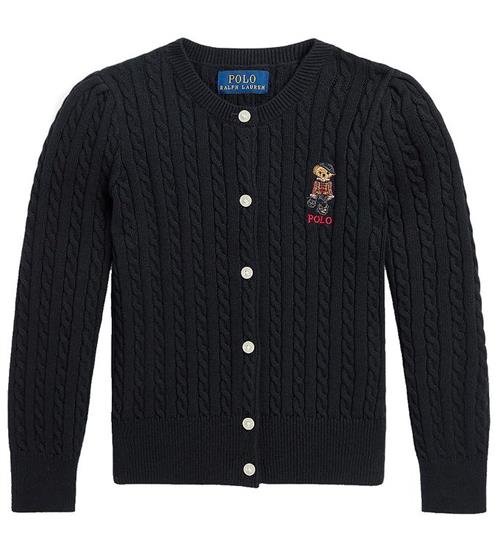 Se Polo Ralph Lauren Polo Ralph Lauren Cardigan - Strik - Holiday - Sort ved KidsWorld