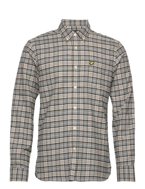 Lyle & Scott Check Flannel Shirt Lyle & Scott Grey