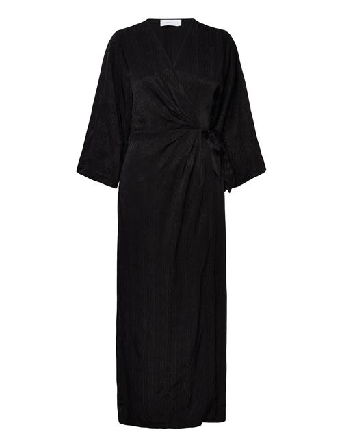 Selected Femme Slftyra 34 Ankle Wrap Dress B Selected Femme Black