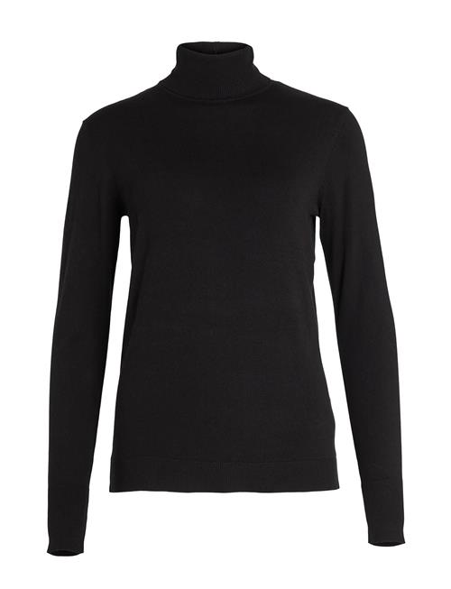 Se Vila Vijeneve Rollneck L/S Knit Top - Noos Vila Black ved Booztlet